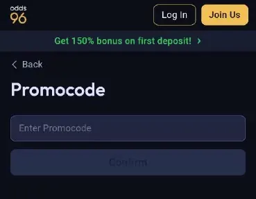 Promo Code interface illustration — tap to enlarge